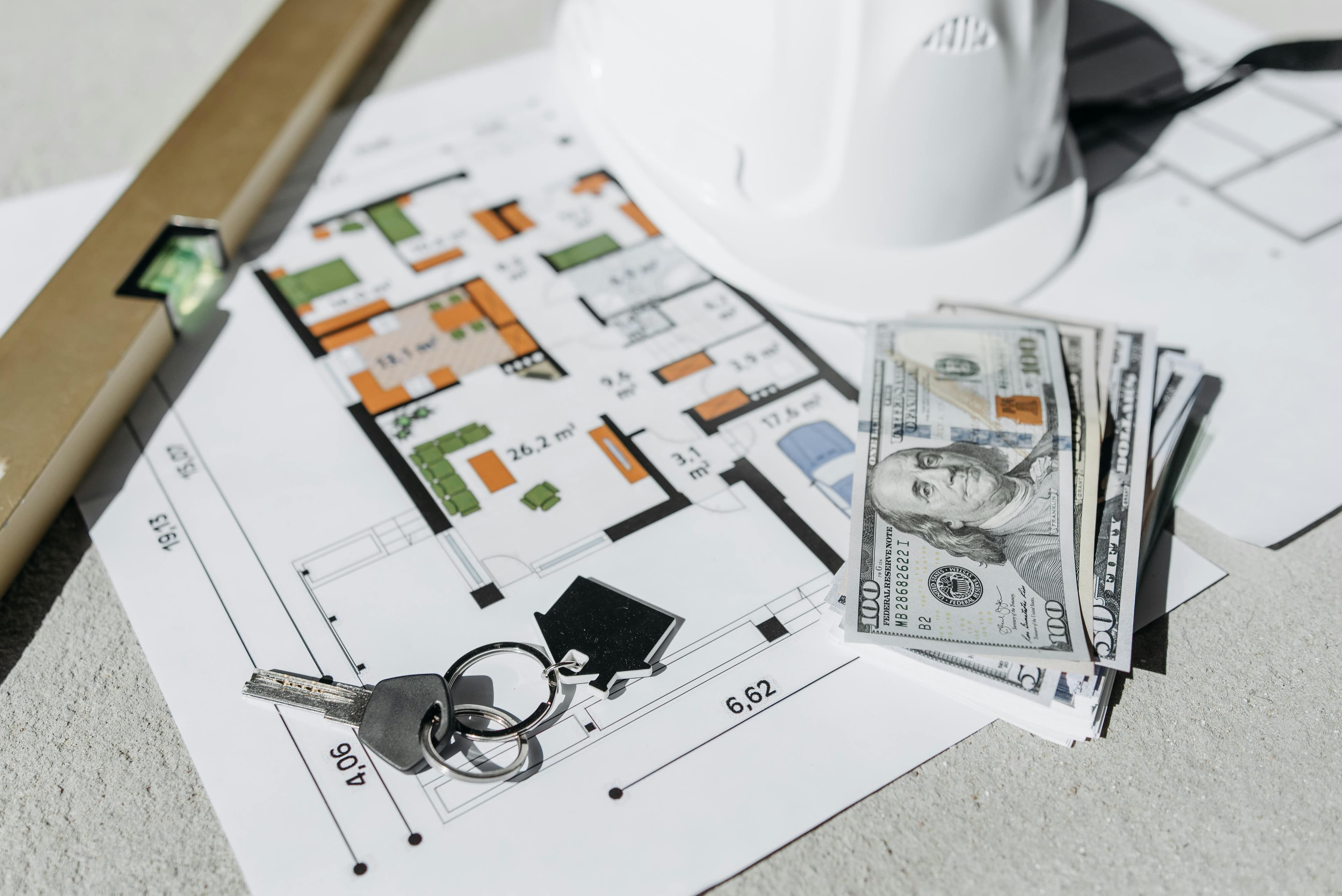 Contractor reviewing a jobsite plan for a local service project